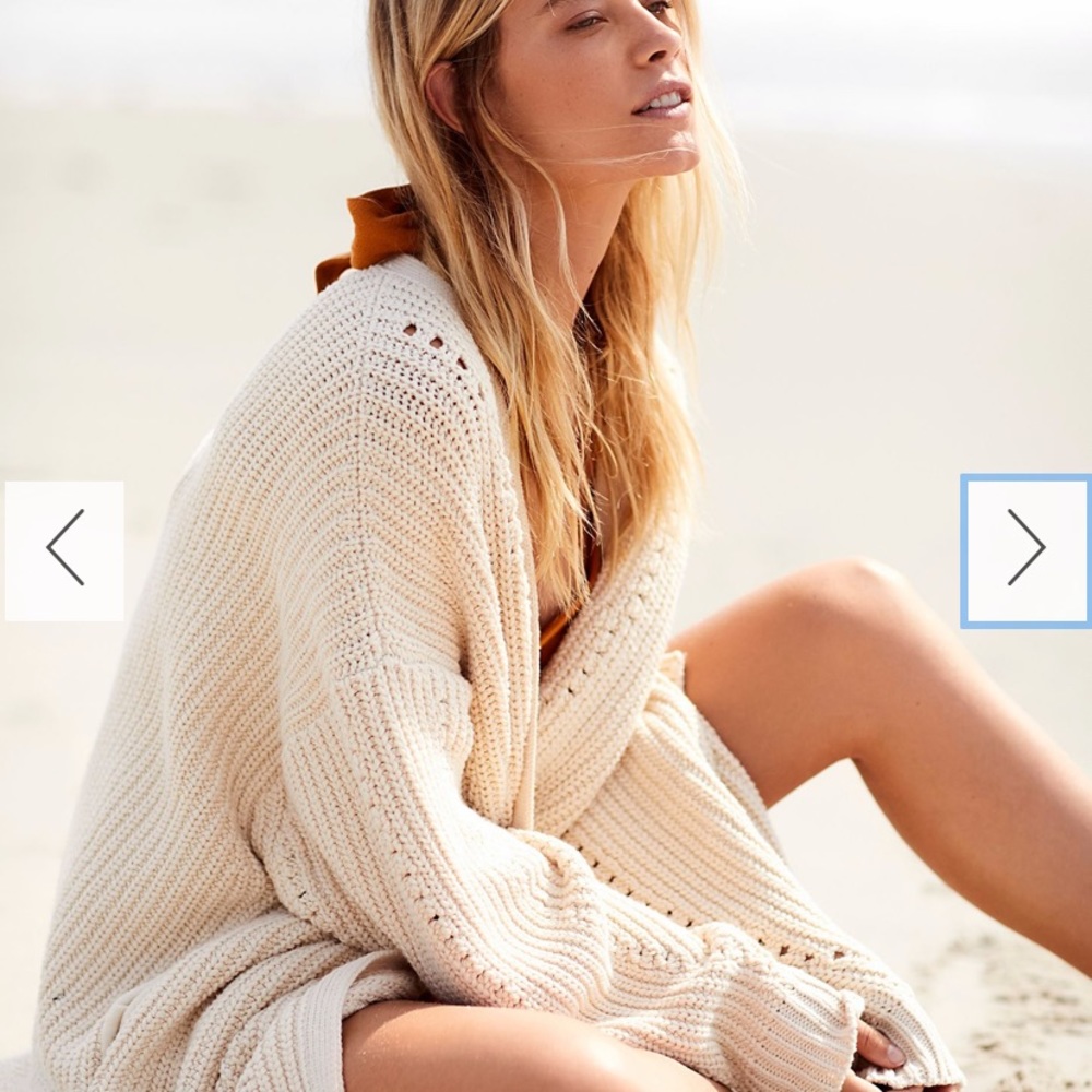 Free People oversized cardi. Size Small.